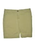 Lands' End Solid Green Khaki Shorts Size 6 (petite) - photo 1