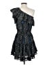 Buddy Love 100% Polyester Stars Blue Cocktail Dress Size S - photo 2