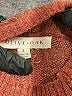 Olive and Oak Color Block Burgundy Turtleneck Sweater Size S - photo 7