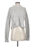Candie's 100% Polyester Metallic Silver Pullover Sweater Size S - photo 1
