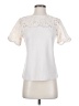 Ann Taylor Ivory Short Sleeve Blouse Size XS - photo 1
