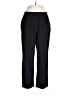 Lands' End 100% Cotton Solid Black Dress Pants Size L - photo 1