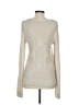 Elle Metallic Ivory Pullover Sweater Size S - photo 2