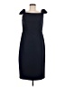 Gal Meets Glam Solid Blue Cocktail Dress Size 8 - photo 1