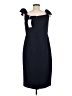 Gal Meets Glam Solid Blue Cocktail Dress Size 8 - photo 2