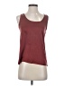 E3 by Etcetera 100% Silk Burgundy Sleeveless Silk Top Size XS - photo 1