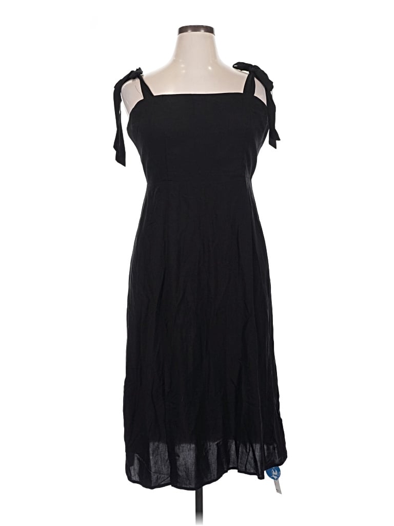 Pre-owned Cupshe Swimsuit Cover Up In Black