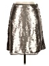 J.Crew 100% Polyester Metallic Silver Formal Skirt Size 0 - photo 1