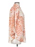 CAbi 100% Polyester Animal Print Orange 3/4 Sleeve Blouse Size XXS - photo 4