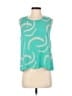 Seek Collective 100% Silk Teal Blouse Size XS - photo 1