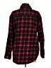 BeachLunchLounge 100% Cotton Plaid Red Long Sleeve Button-Down Shirt Size S - photo 2