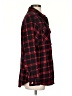 BeachLunchLounge 100% Cotton Plaid Red Long Sleeve Button-Down Shirt Size S - photo 4
