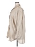 Old Navy 100% Polyester Metallic Tan 3/4 Sleeve Blouse Size XXL - photo 5