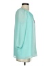 Calvin Klein 100% Polyester Teal 3/4 Sleeve Blouse Size XS - photo 4