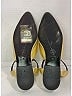 Chanel Color Block Gold Leather Slingback Bow Flats Size EU 36 - photo 6