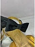 Chanel Color Block Gold Leather Slingback Bow Flats Size EU 36 - photo 4