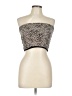 Stradivarius Silver Tube Top Size L - photo 1