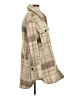 MNG Plaid Tan Coat Size S - photo 4