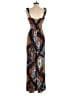 H&M 100% Viscose Paisley Black Blue Jumpsuit Size 4 - photo 2