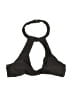 Unbranded 100% Polyester Solid Black Swimsuit Top Size M - photo 1