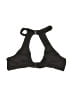 Unbranded 100% Polyester Solid Black Swimsuit Top Size M - photo 2