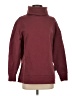 Athleta Solid Fair Isle Burgundy Sweatshirt Size S - photo 1