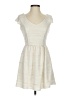 Socialite 100% Polyester Ivory Casual Dress Size XS (estimated) - photo 1