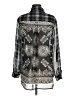 Xhilaration 100% Polyester Plaid Gray Long Sleeve Blouse Size M - photo 2