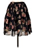 Dramatic Expressions Floral Black Blue Casual Skirt Size S - photo 2