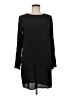 Everly 100% Polyester Solid Black Casual Dress Size M - photo 1