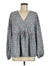 Shein Green Long Sleeve Blouse Size 6 - photo 1