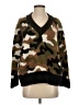 Zara Camo Brown Pullover Sweater Size S - photo 1