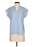 Shein Blue Short Sleeve Blouse Size 4 - photo 1