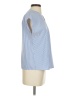 Shein Blue Short Sleeve Blouse Size 4 - photo 4