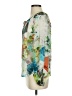 Leifsdottir 100% Silk Print Ivory Green Long Sleeve Silk Top Size 0 - photo 5