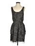 Eliot 100% Silk Animal Print Black Casual Dress Size 2 - photo 1