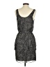 Eliot 100% Silk Animal Print Black Casual Dress Size 2 - photo 2