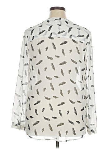 Merona Long Sleeve Blouse (view 2)
