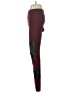 Pop Fit Color Block Burgundy Active Pants Size S - photo 5