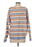 L Space Stripes Orange Pullover Sweater Size XS - photo 2