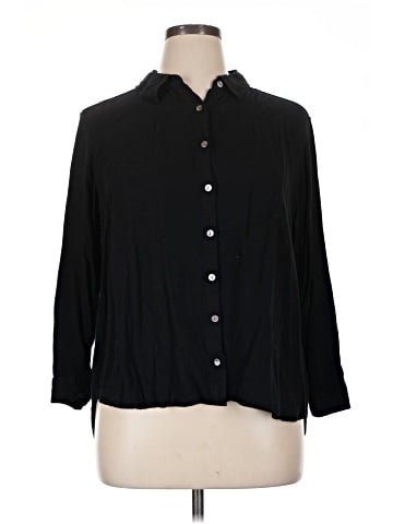 Jane and Delancey 3/4 Sleeve Button-Down Shirt (view 1)