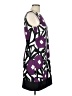 AB Studio Graphic Purple Cocktail Dress Size 10 - photo 4