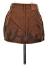 Cider 100% Cotton Brown Casual Skirt Size XXS - photo 2