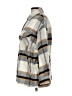 Zara Plaid Gray Coat Size L - photo 5