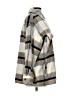 Zara Plaid Gray Coat Size L - photo 4