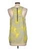 Twenty One 100% Polyester Yellow Sleeveless Blouse Size L - photo 2