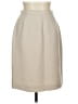 Casual Corner Solid Tan Formal Skirt Size 10 - photo 1
