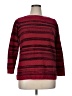 Karen Scott Sport Stripes Red Pullover Sweater Size 1X - photo 1