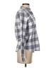 UNTUCKit Checkered-gingham Gray Long Sleeve Button-Down Shirt Size 2 - photo 4