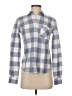 UNTUCKit Checkered-gingham Gray Long Sleeve Button-Down Shirt Size 0 - photo 1